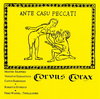 Corvus Corax - Ante Casu Pecati | CD